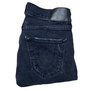 True Religion Jeans Size 31 ROCCO Black Classic Slim